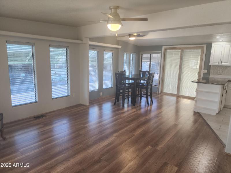 27. Living and ding room looking west