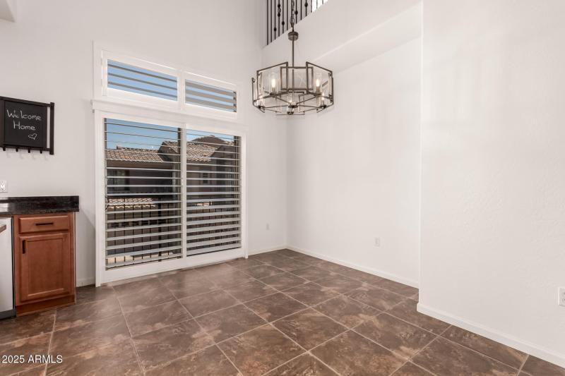 Dining Area and Balcony