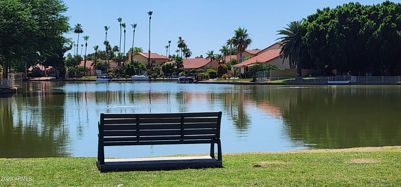 Garden Lakes bench
