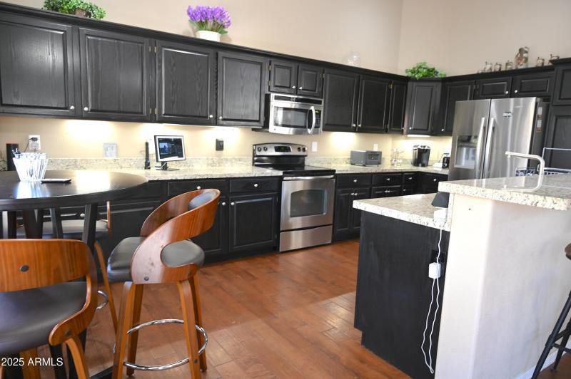 Stainless, lots of storage