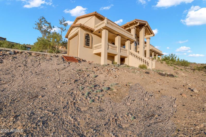 Southwest Corner of house