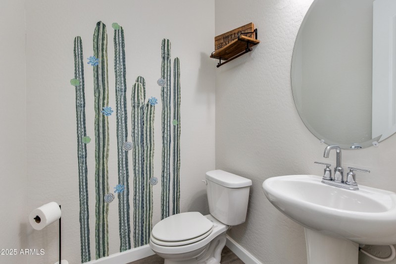 downstairs powder bathroom