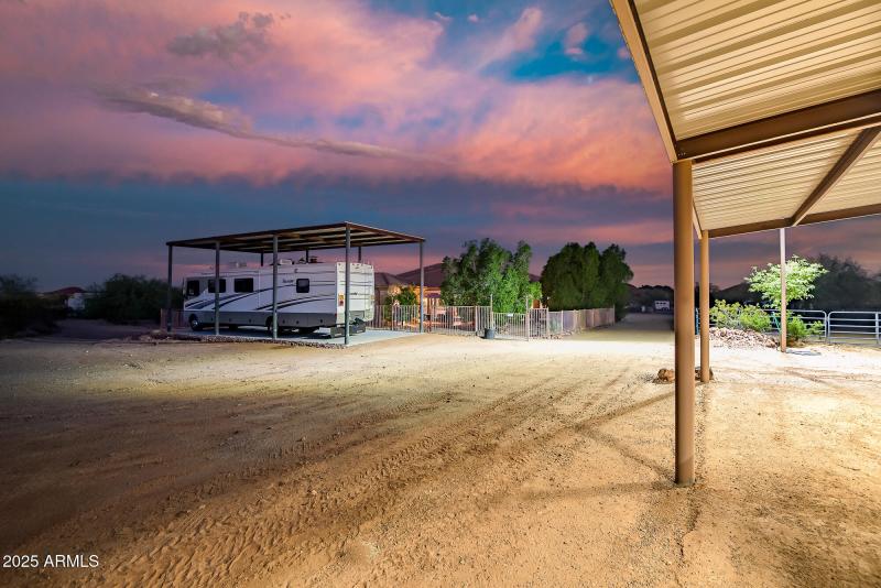 VIEW FROM NW CORNER OF PROPERTY