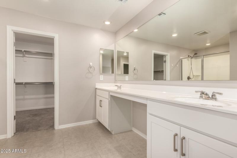 Primary Double vanity