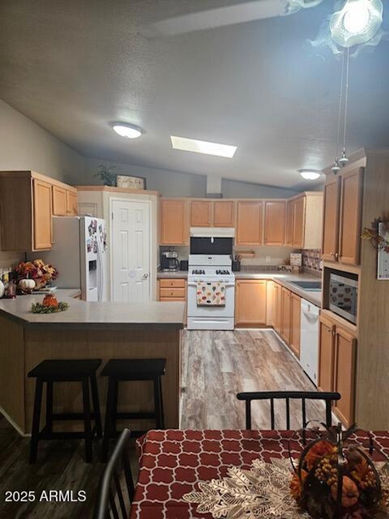 Dinning area looking into Kitchen
