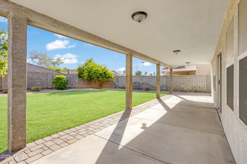 Full Size Covered Patio