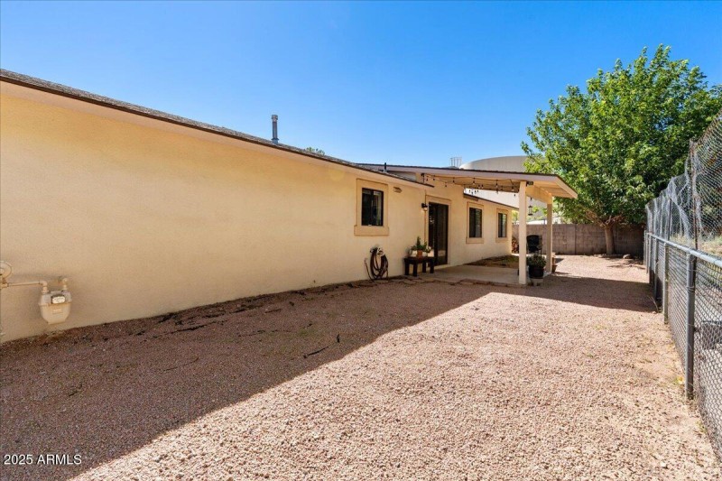 Fully Fenced Backyard