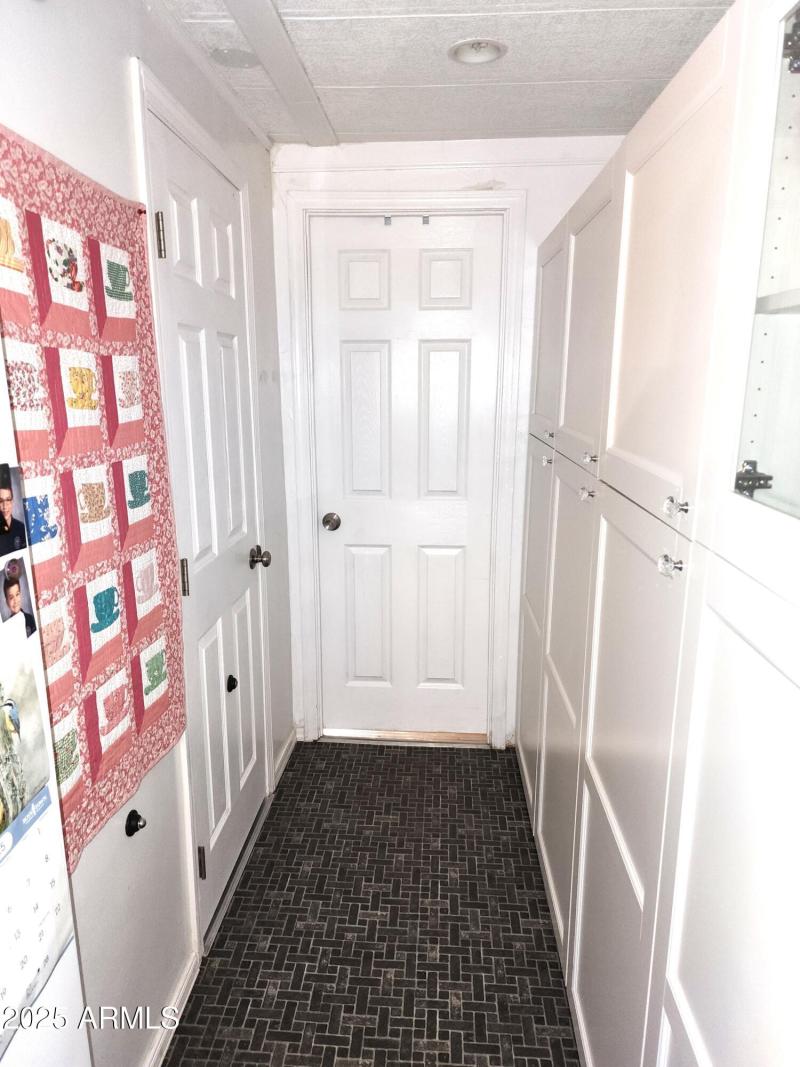 61. Now back in kitch hallway looking so