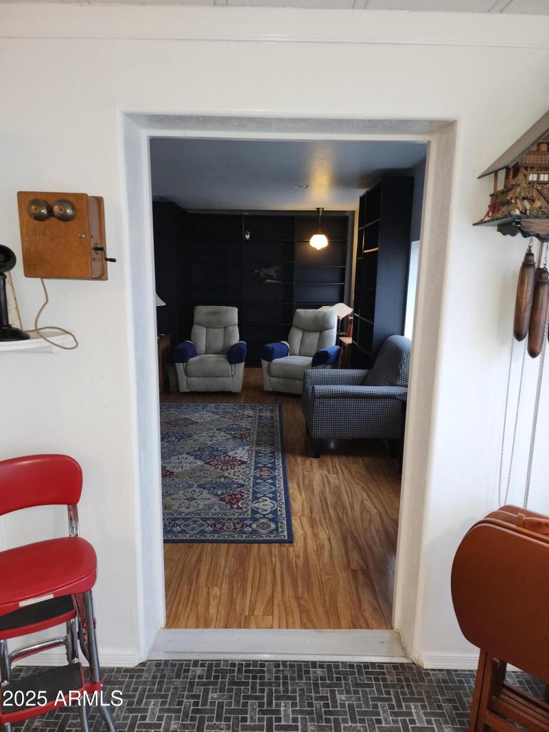 25. Doorway from kitchen into the living