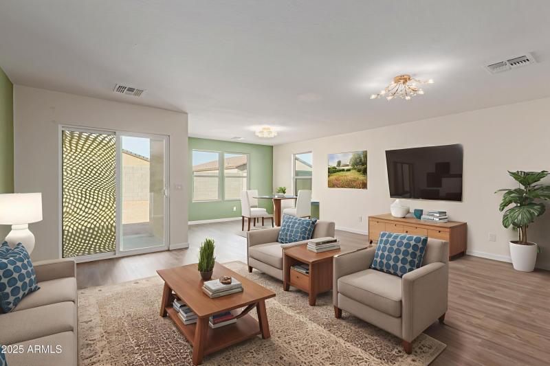 Living Room-Virtually Staged