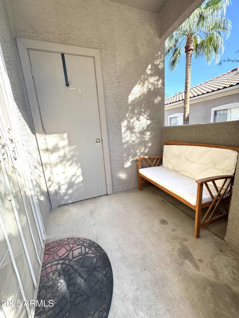 Private Landing With Storage Closet