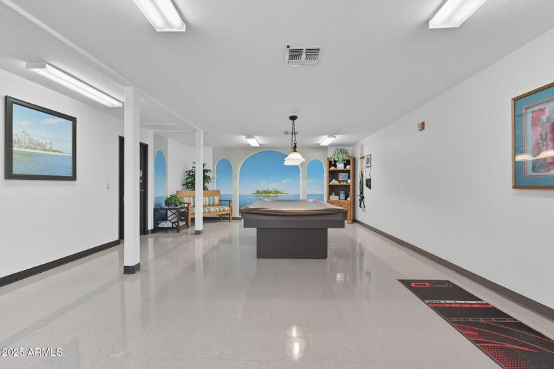 Community billiard hall