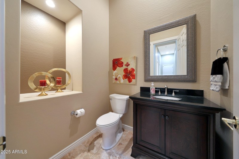 Elegant powder room
