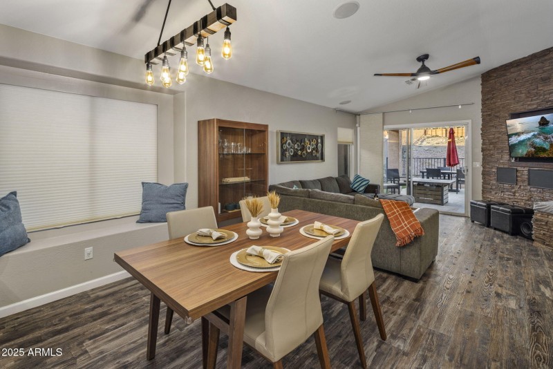 Sliders Out To Serene Backyard