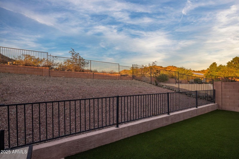 Open Space Behind Home