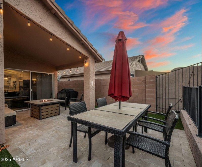 New Travertine Paver Patio