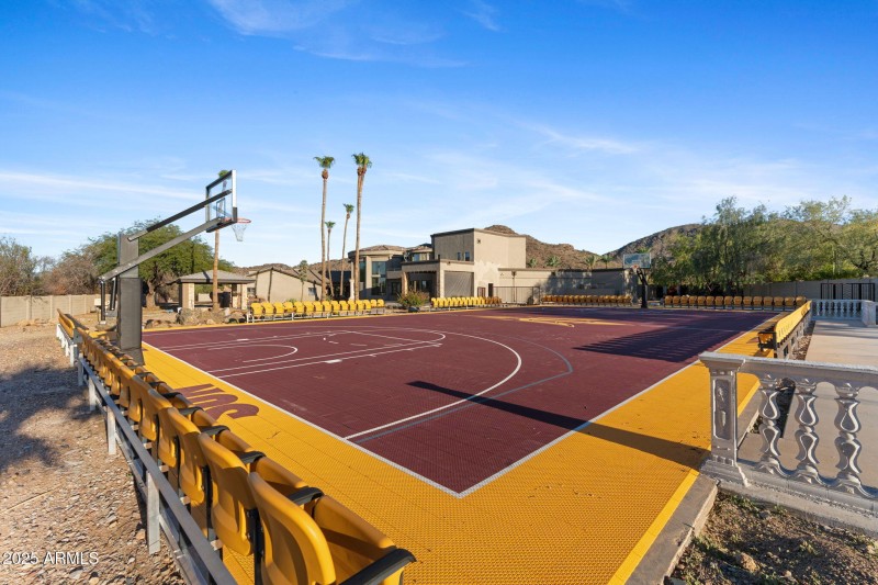 full size basketball court