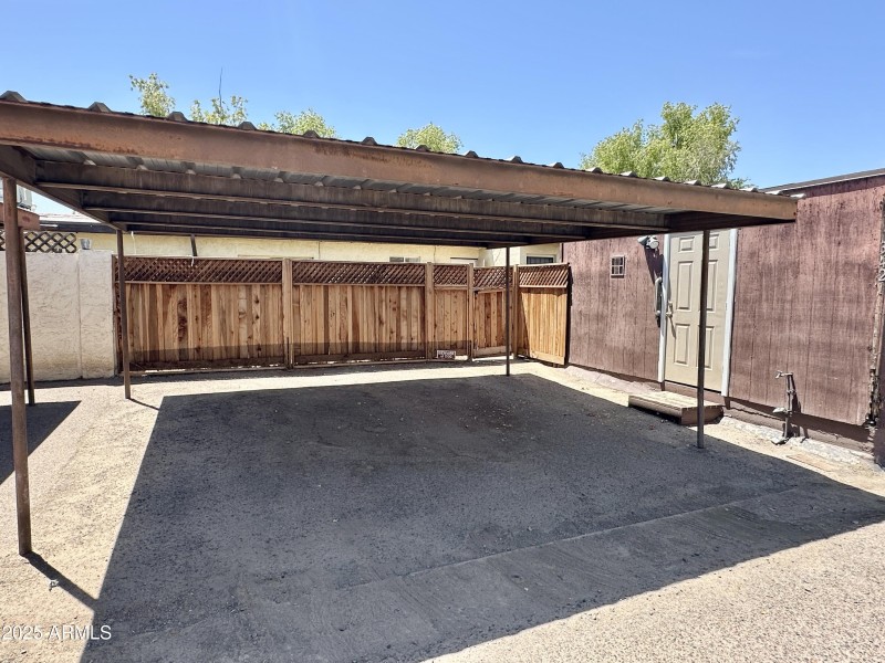 Covered parking and storage