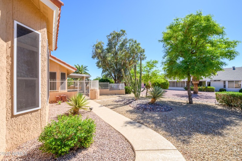 Pathway to Gated Patio
