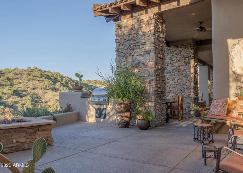 Patio with BBQ Detail