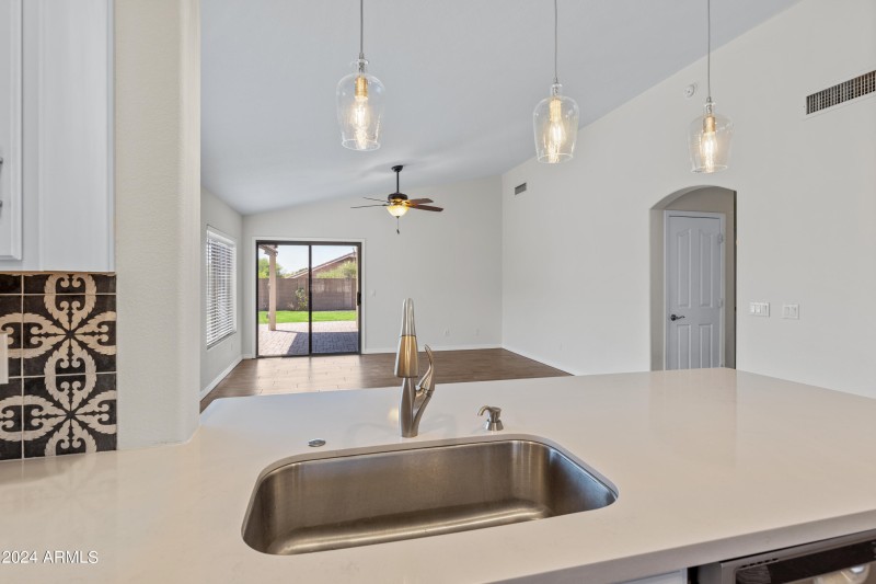 Kitchen Open to the Family room