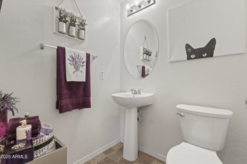 Downstairs half bath