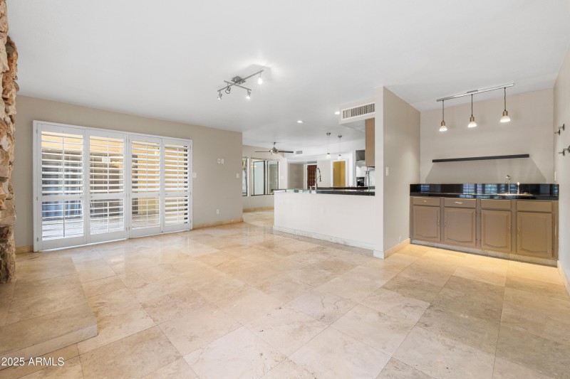 Wet Bar in Living Room
