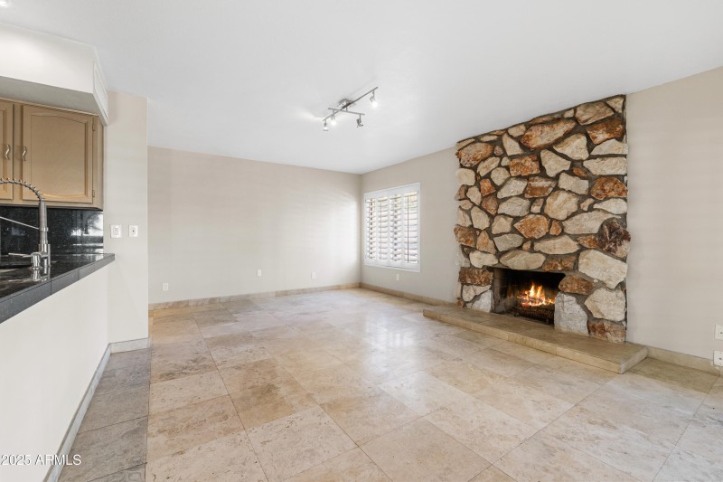 Gas Burning Fireplace