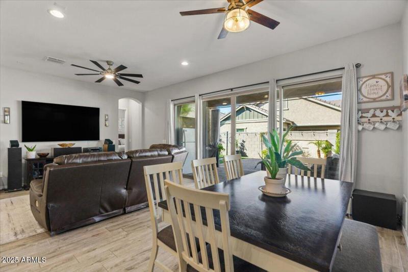 Dining into Living Room