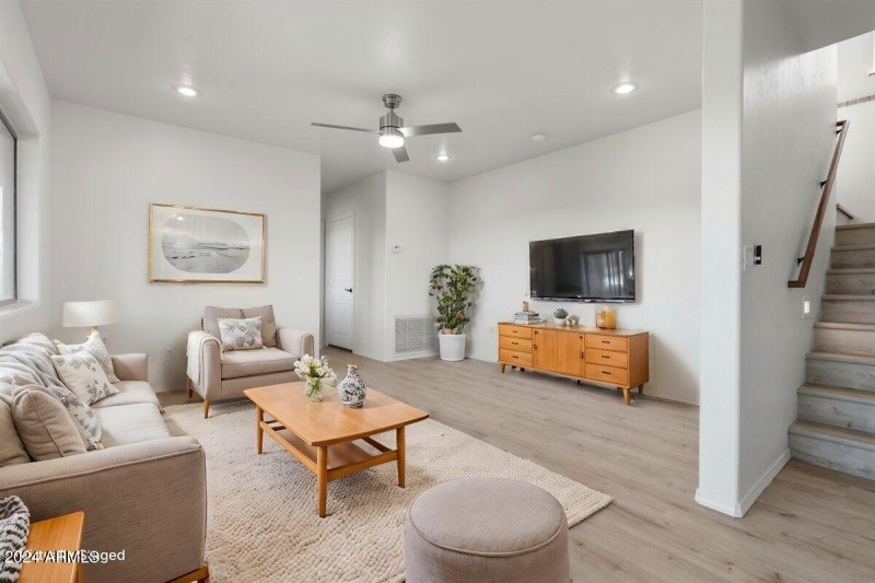 32-Family Room Virtually Staged