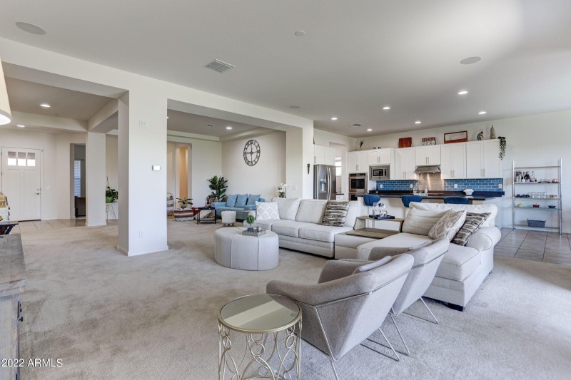 22533 N 93rd drive Living room and kitch