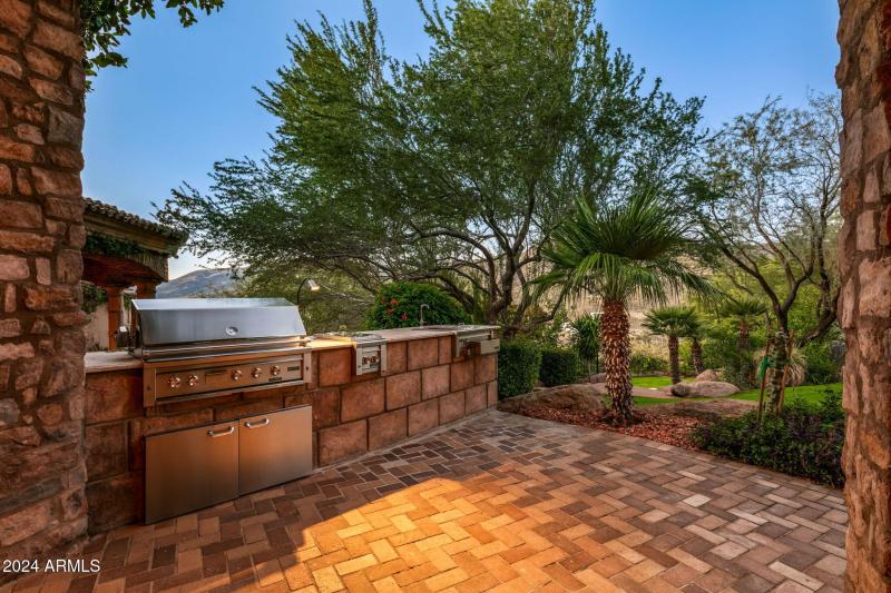 Built-in BBQ