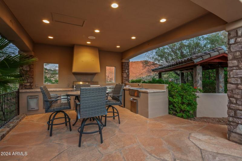 Built-in BBQ