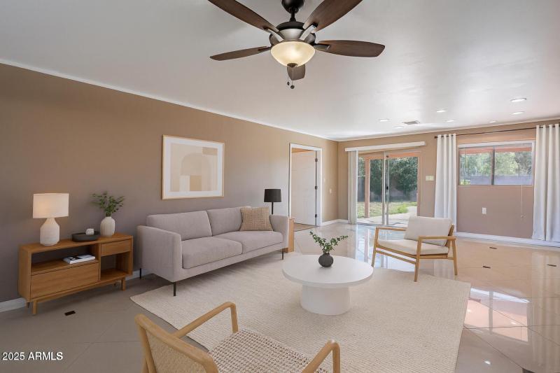 Modern Living Room with Natural Light