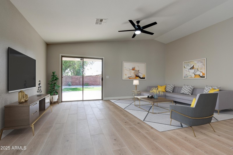 GREAT ROOM VIRTUALLY STAGED