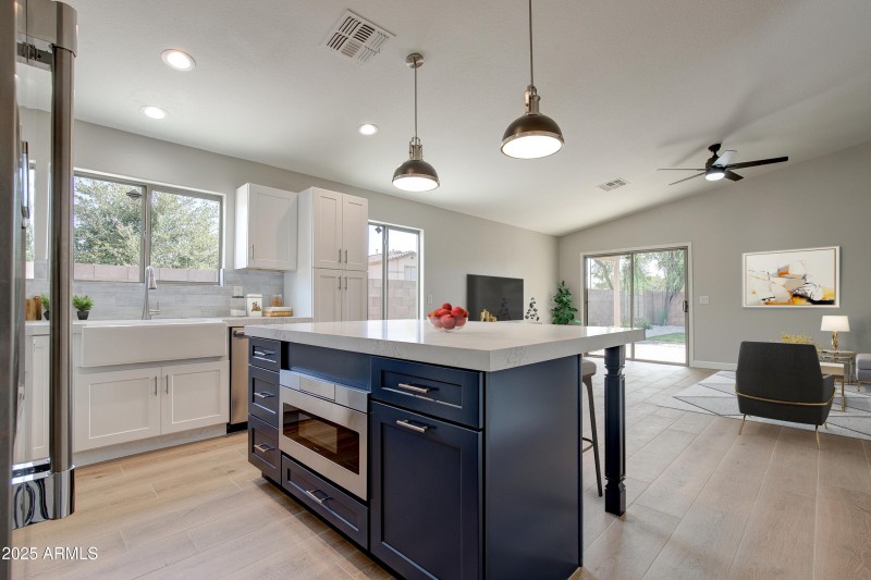 GREAT ROOM VIRTUALLY STAGED