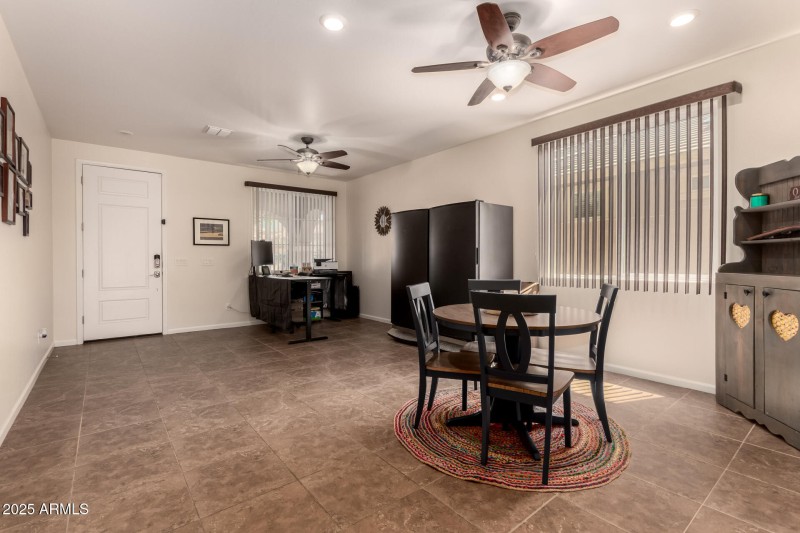 Spacious Tiled Living Rm