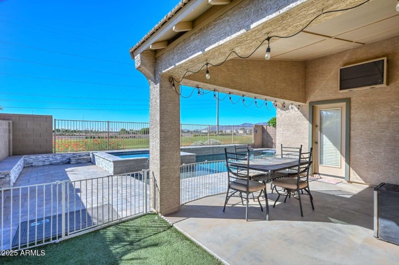 Covered Patio View