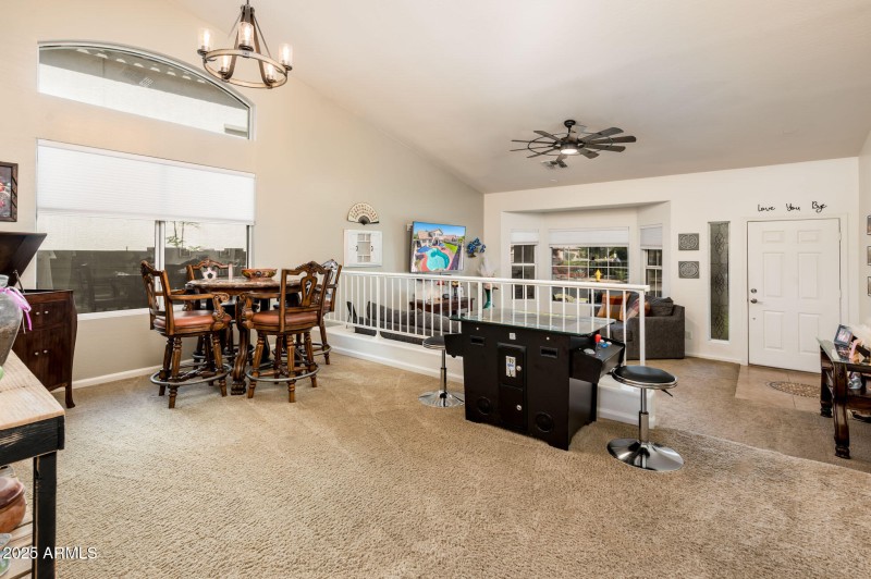 Split level room