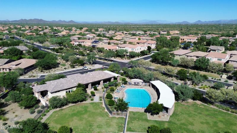 Aerial Clubhouse & Pool