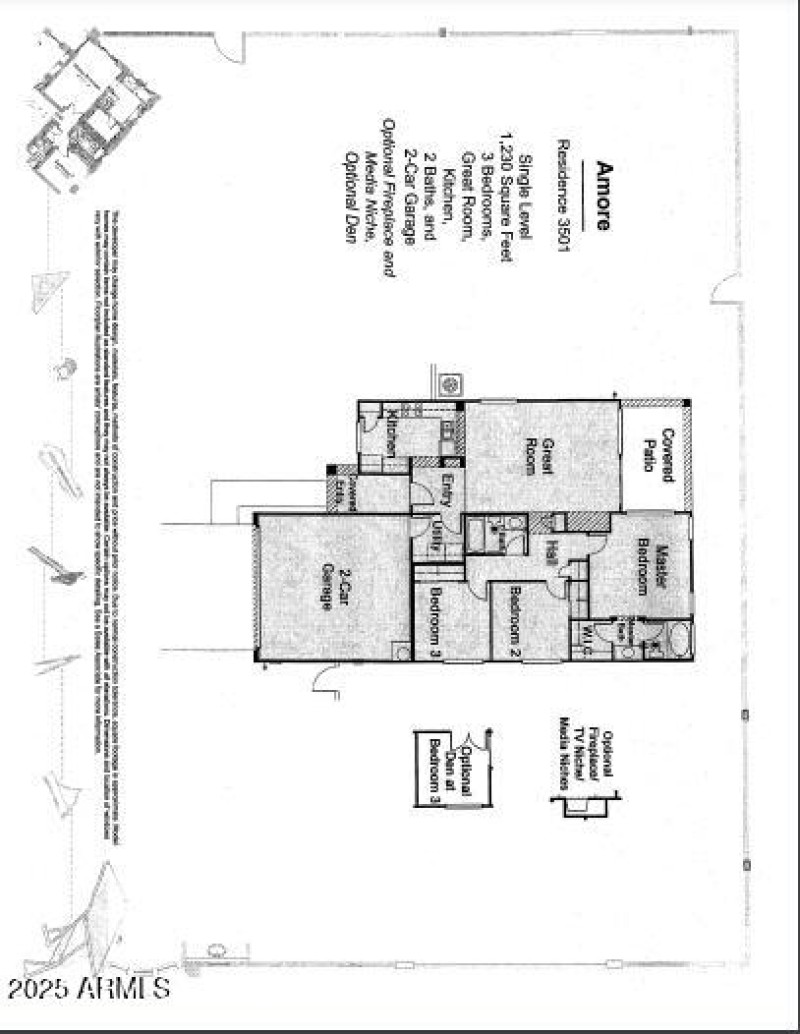 Amore Floorplan- 1,230