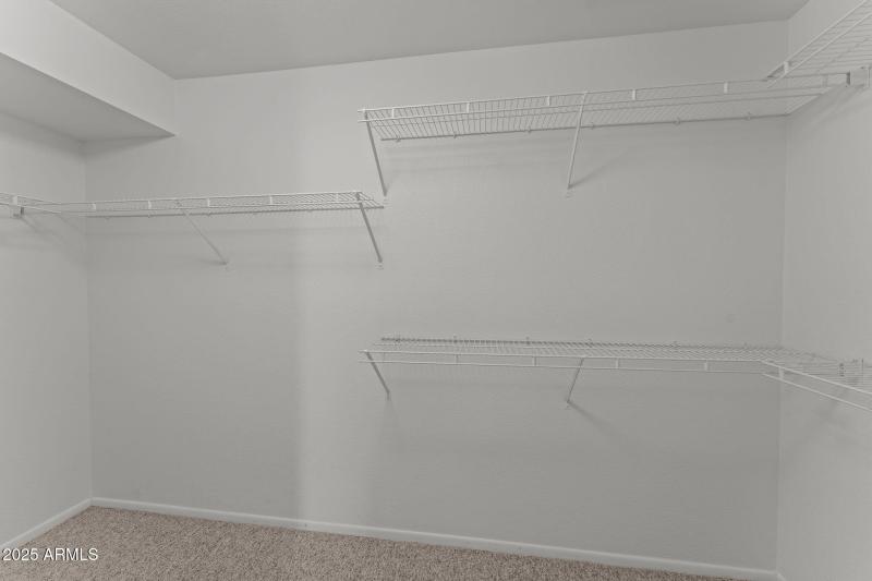 Large primary walk-in closet