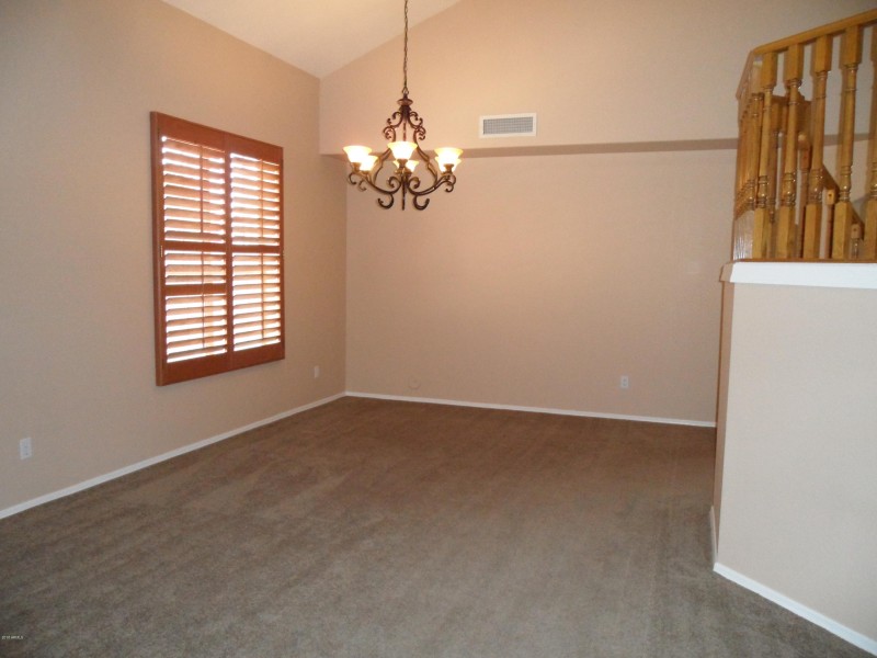 dining room & living room