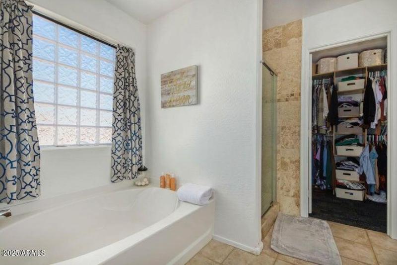 master bath and closet