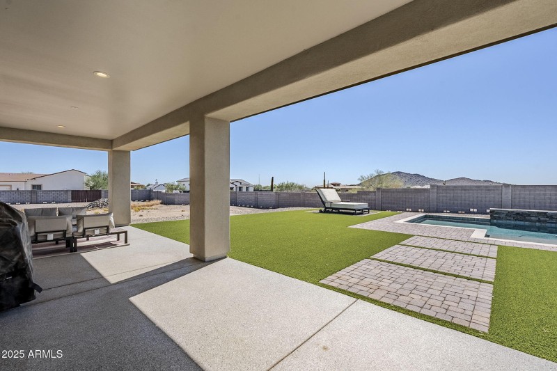 Extended Backyard Patio