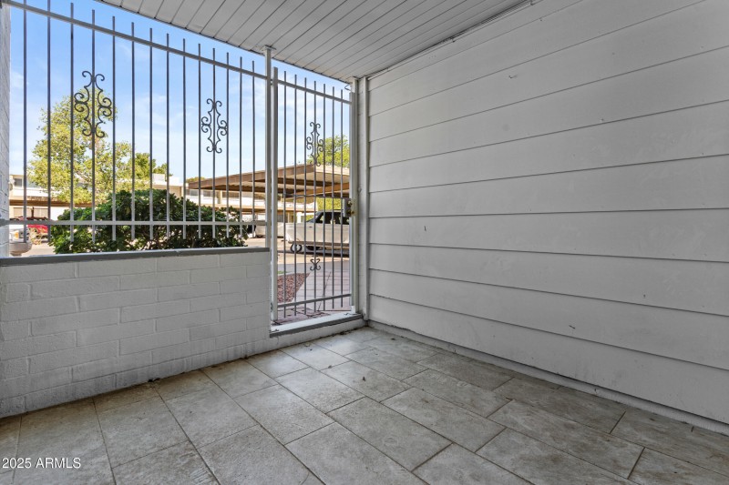 EXITS TO COVERED PARKING