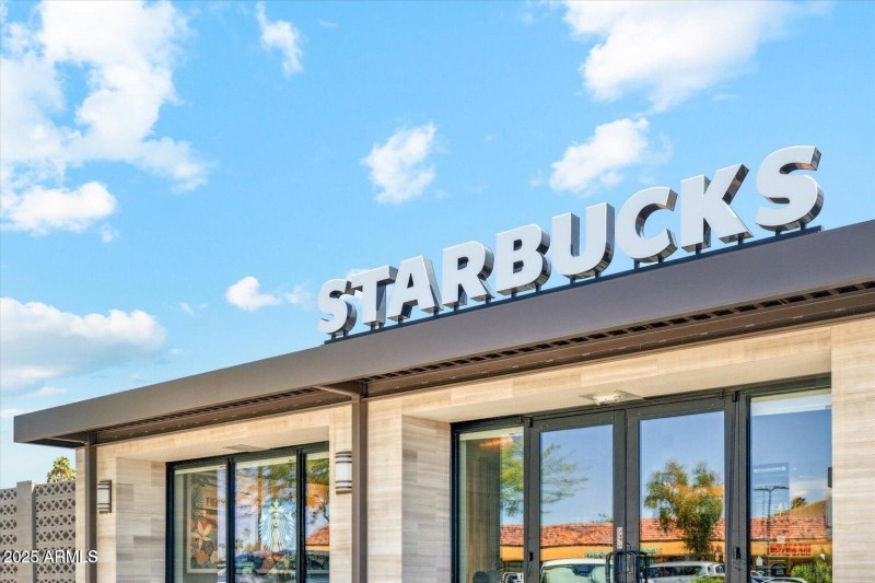 Starbucks on corner
