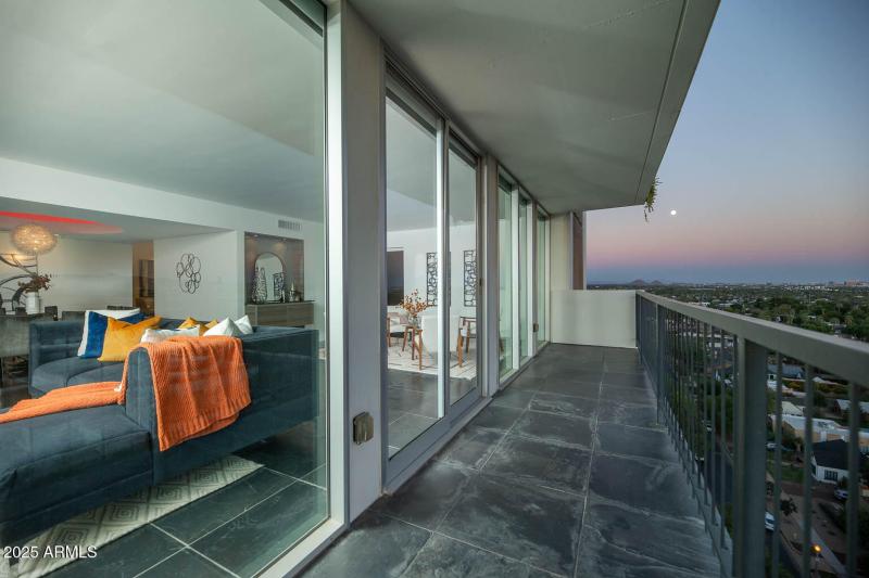 44 South Balcony Long at Sunset East Vie