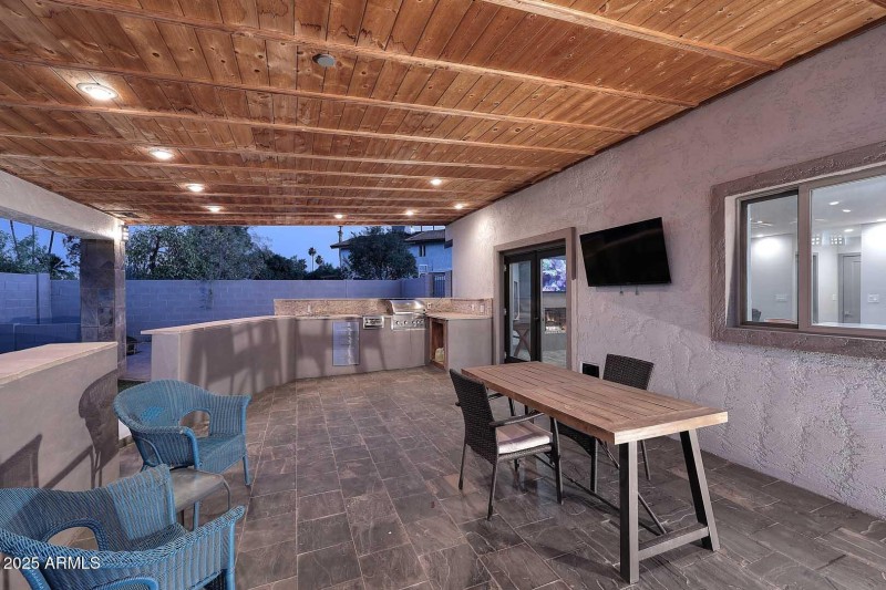 Night-Covered Patio