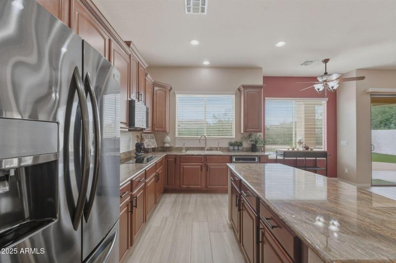 Black stainless appliances